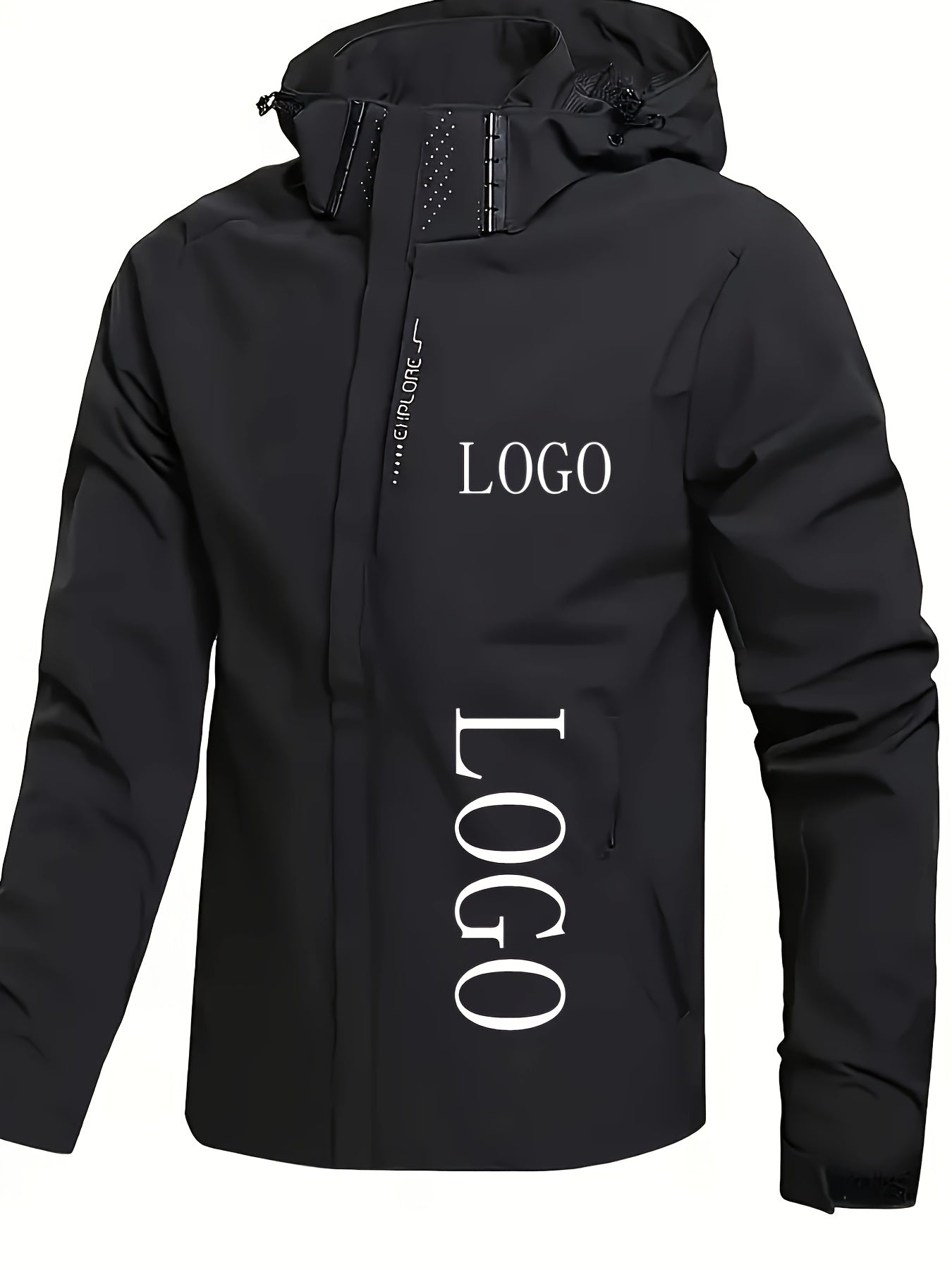 Blouson à capuche logo personnalisé du S au 3XL