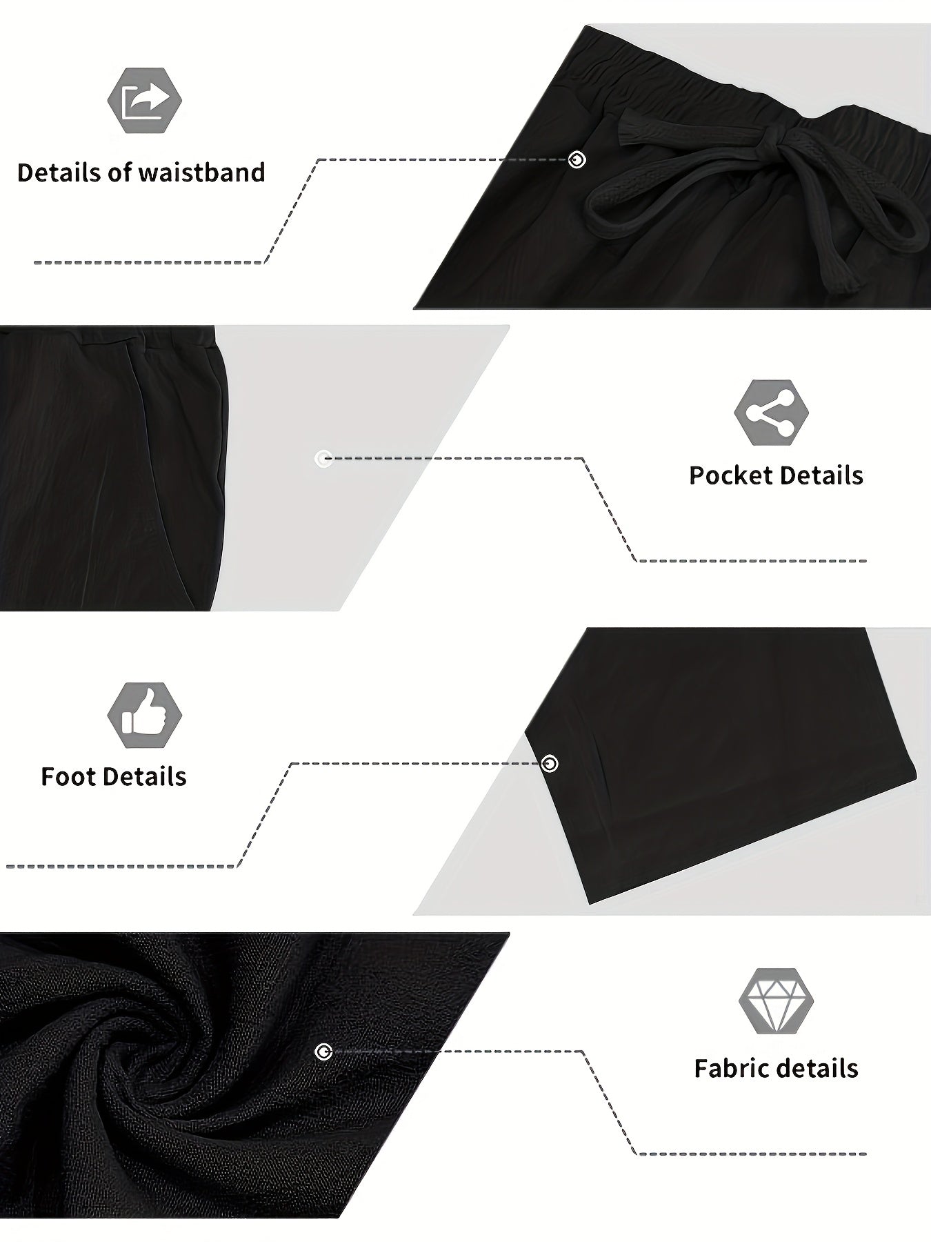 Ensemble pantalon large et polo à manches longues en lin du S au 3XL MAEJORKEN