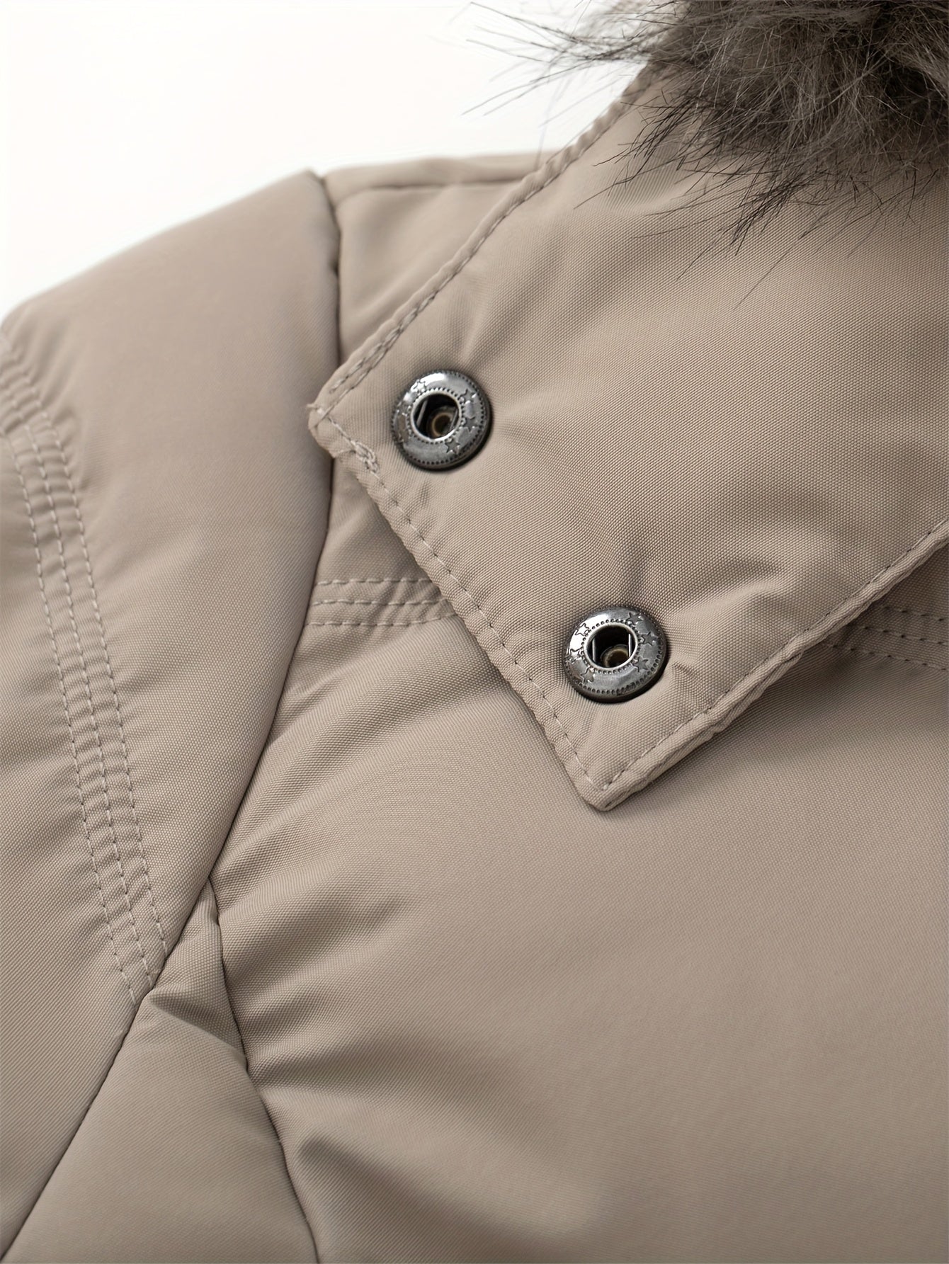 Manteau d hiver épais à capuche détachable en fausse fourrure femmes grande taille du XL au 5XL MAEJORKEN