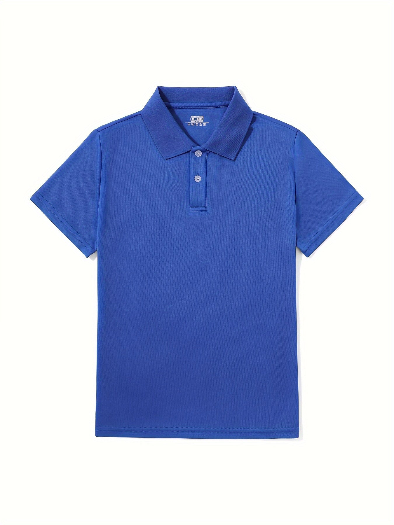 Lot de 4 polos couleur unie à manches courtes garçons du 5 au 13 ans MAEJORKEN