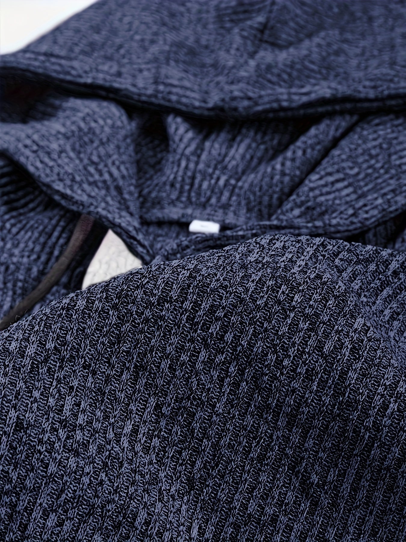 T-shirt henley à capuche extensible manches longues du S au 3XL MAEJORKEN