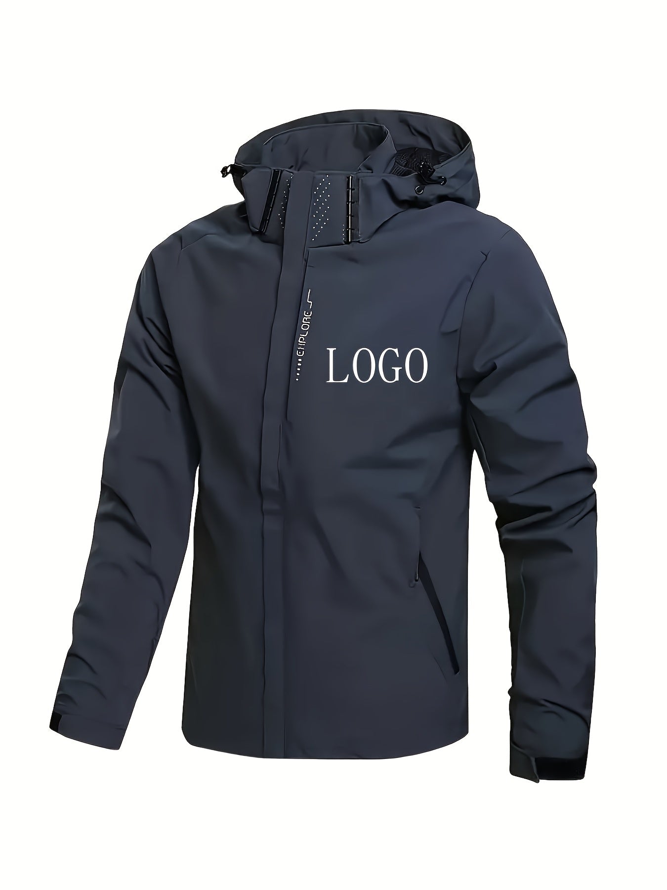 Blouson à capuche logo personnalisé du S au 3XL