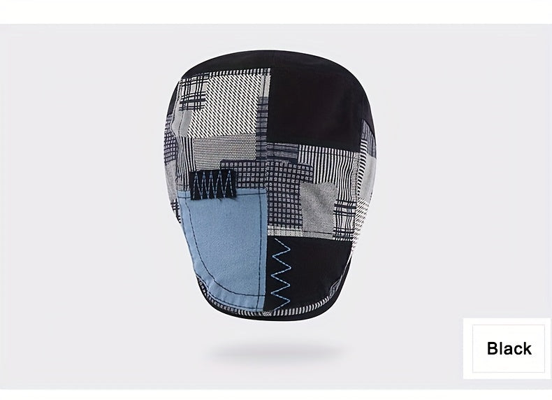 Casquette gavroche patchwork 100 % coton réglable 56-60 cm MAEJORKEN
