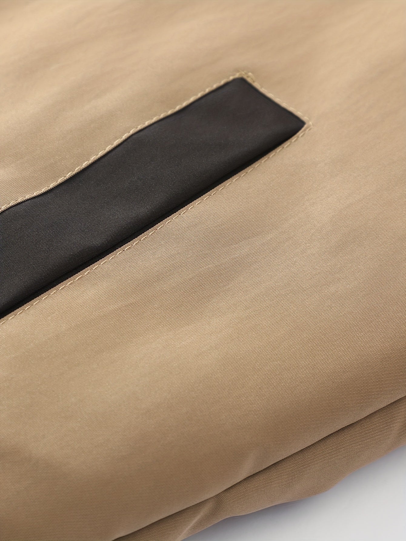 Blouson chaud réversible dotée de fermetures éclair de poignets élastiques et de poches inclinées du S au 3XL MAEJORKEN