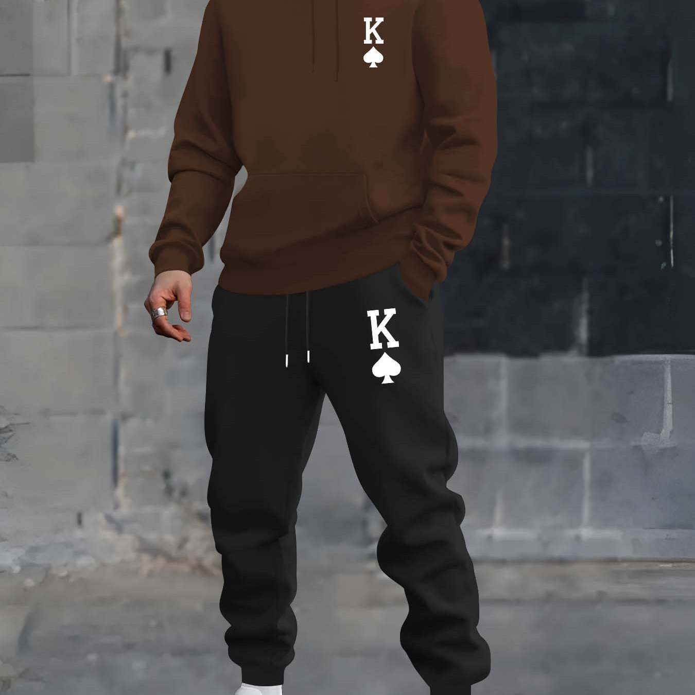 Ensemble sweat à capuche et pantalon de survêtement pour hommes du S au 2XL MAEJORKEN