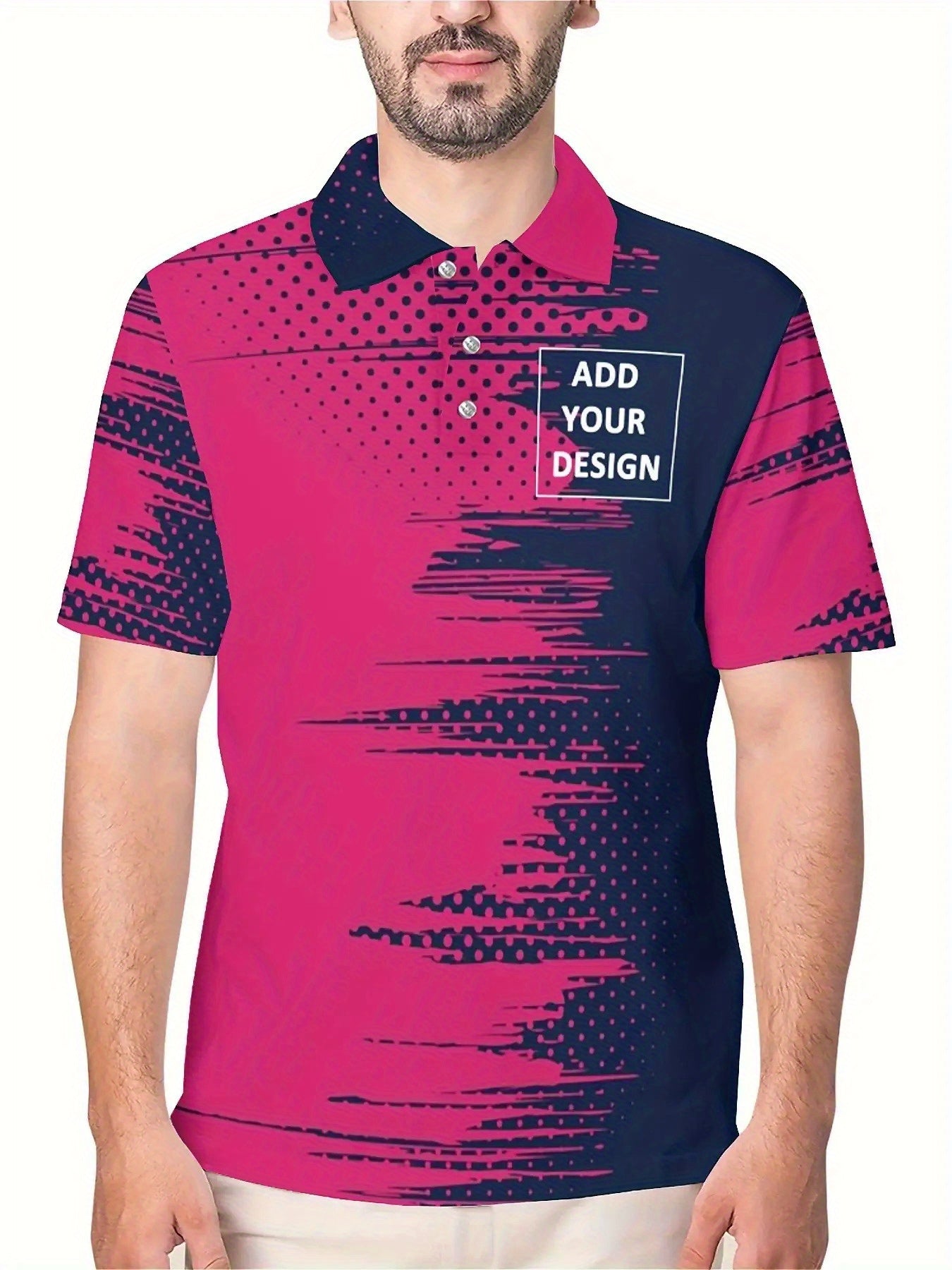 Polo personnalisé logo / texte / image du S au 2XL