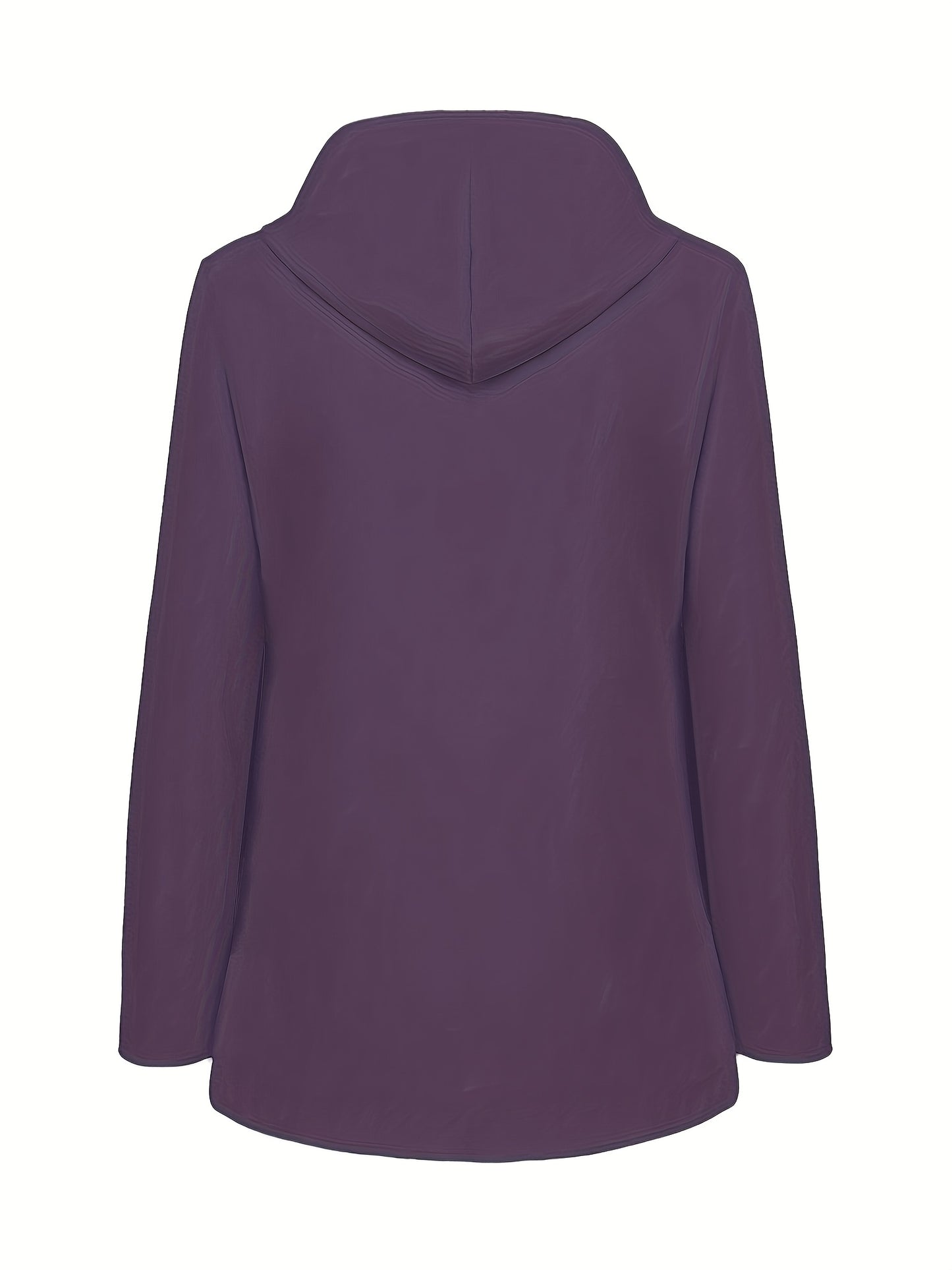 Veste longue à capuche rayée coupe vent femmes du 0XL au 5XL