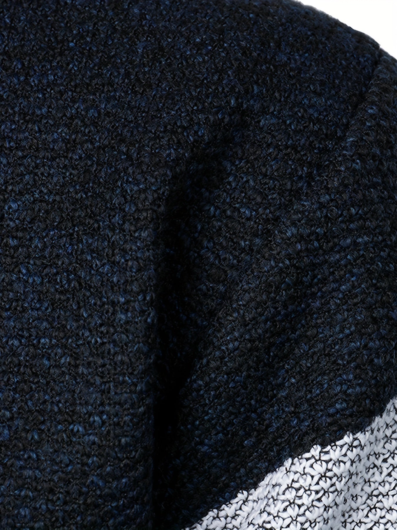 Pull en tricot grande taille à col montant du 2XL au 6XL