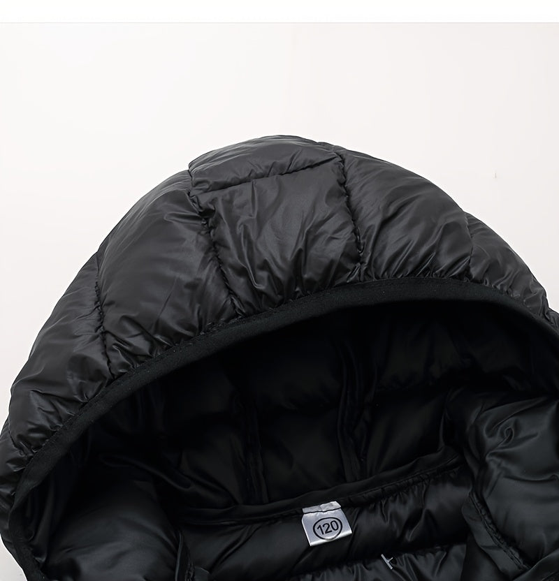 Blouson de couleur unie rembourré pour bébé garçons et filles du 1 ans au 12 ans MAEJORKEN