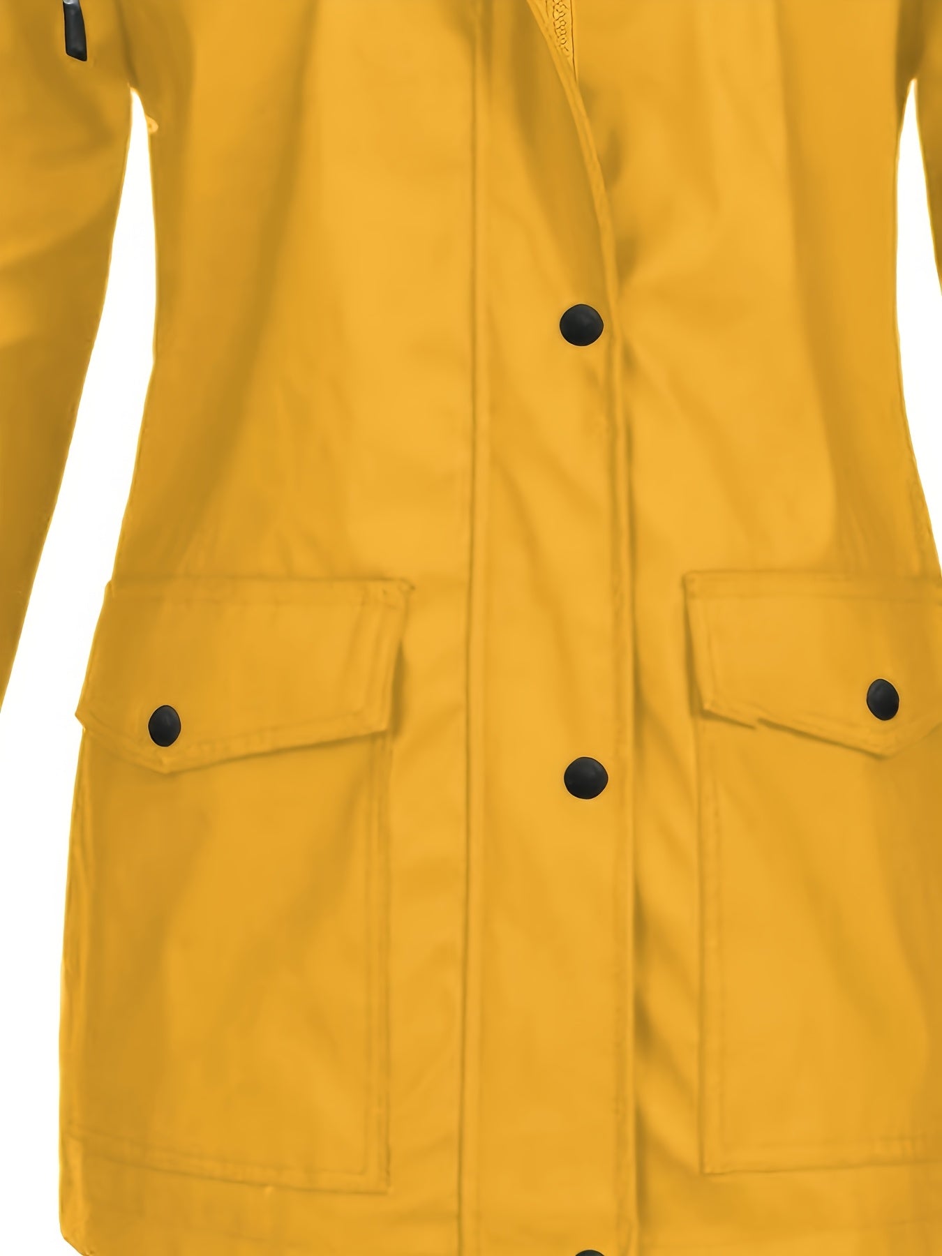 Veste longue à capuche rayée coupe vent femmes du 0XL au 5XL
