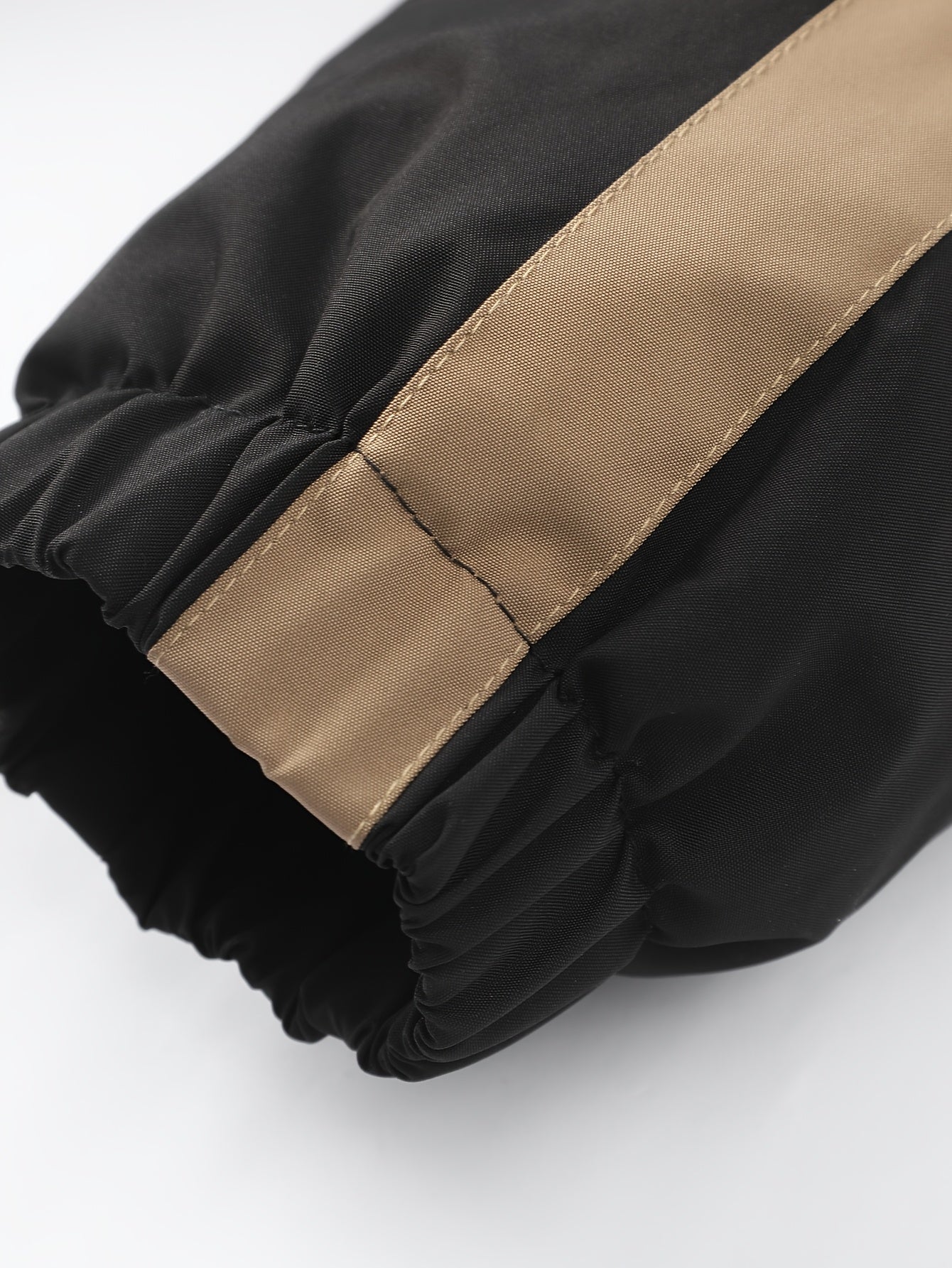 Blouson chaud réversible dotée de fermetures éclair de poignets élastiques et de poches inclinées du S au 3XL MAEJORKEN