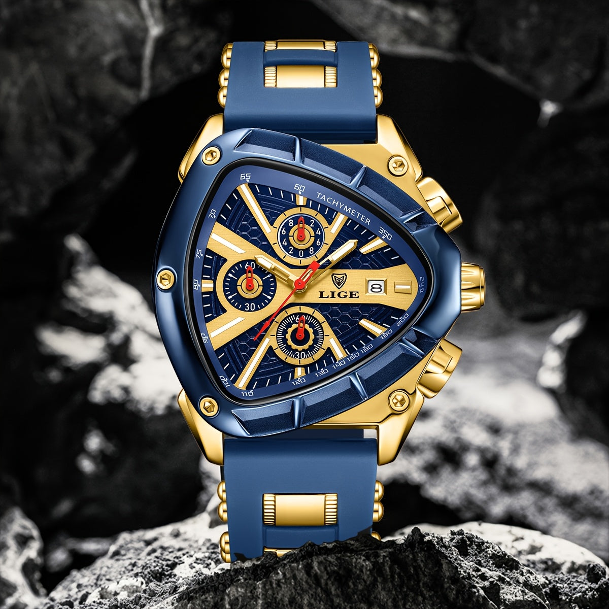 Montre à quartz avec bracelet en silicone ( boitier non inclus ) MAEJORKEN