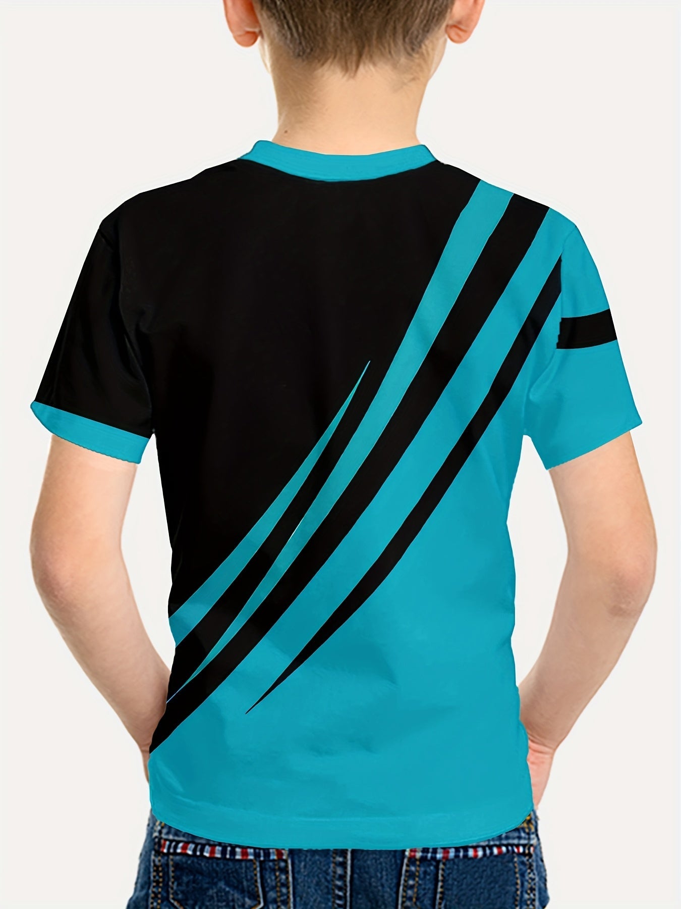 T-shirt manches courtes à motif irrégulières du 5 au 14 ans MAEJORKEN