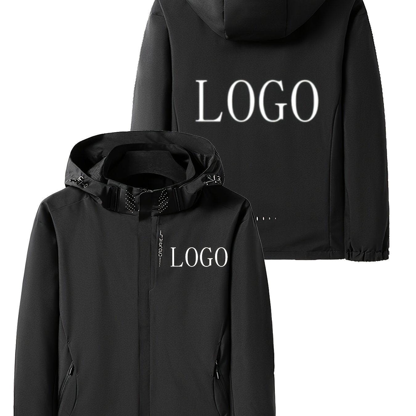 Blouson à capuche logo personnalisé du S au 3XL