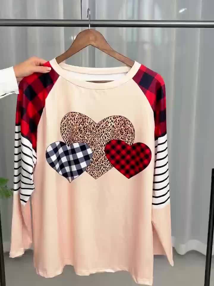Sweat-shirt décontracté à manches longues du 1XL au 5XL MAEJORKEN