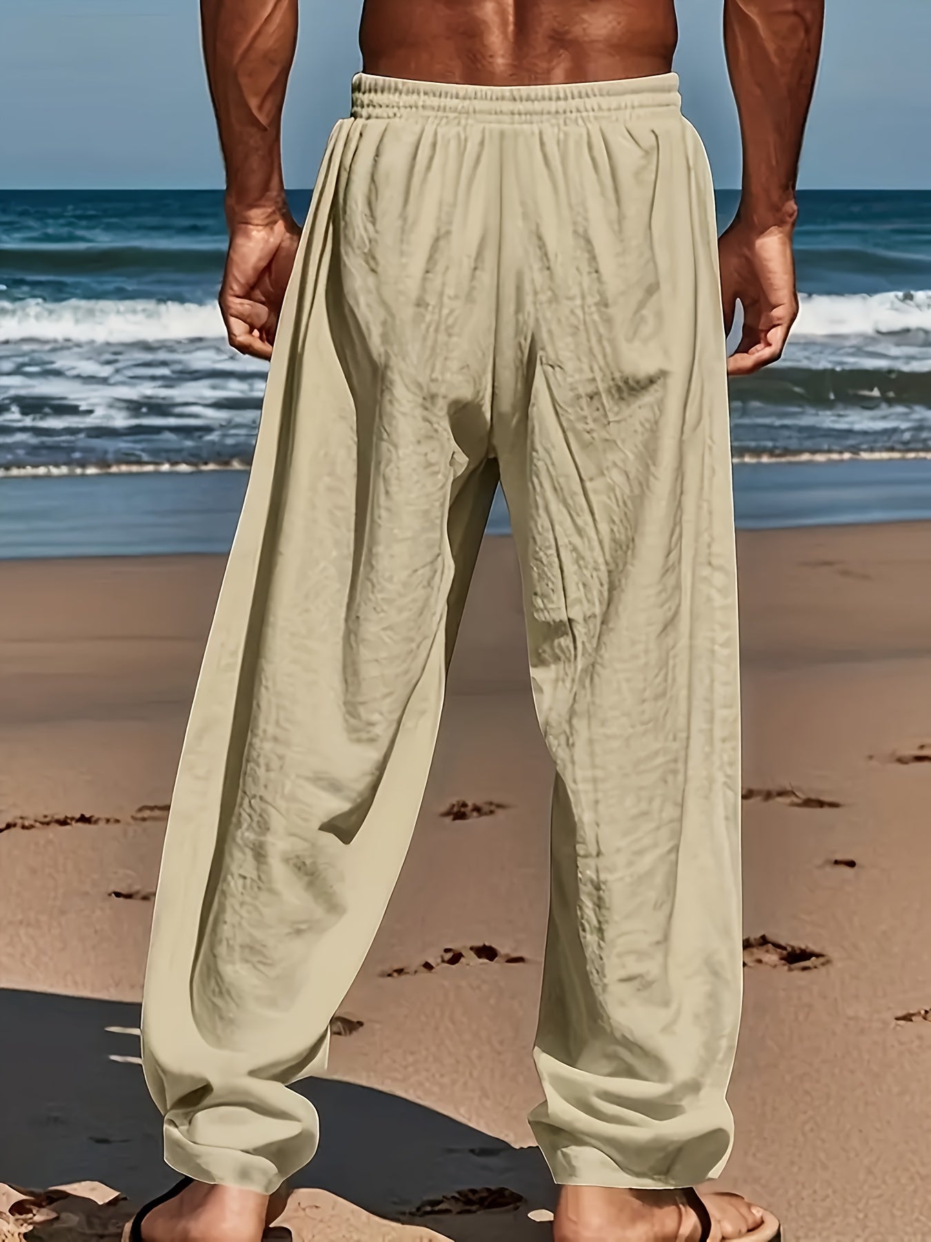 Pantalon en lin décontracté du S au 3XL MAEJORKEN