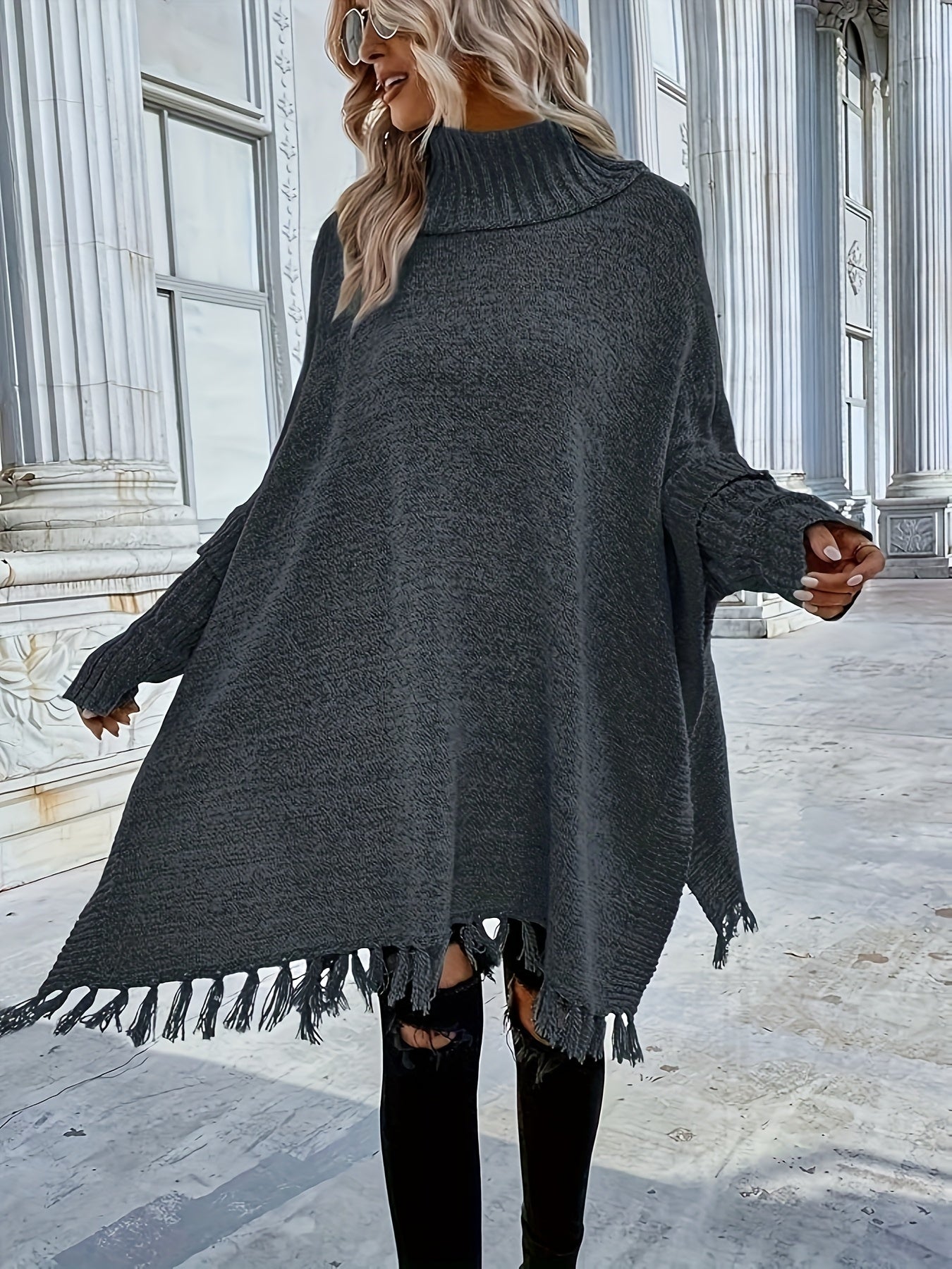 Pull à manche sauve souris grande taille du XL au 5XL MAEJORKEN