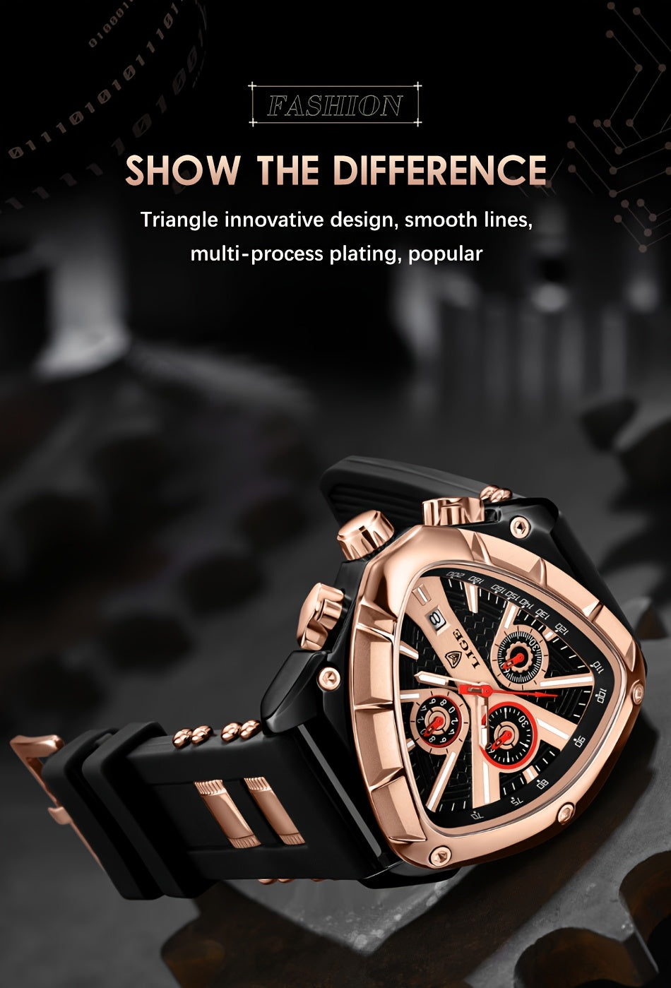 Montre à quartz avec bracelet en silicone ( boitier non inclus ) MAEJORKEN