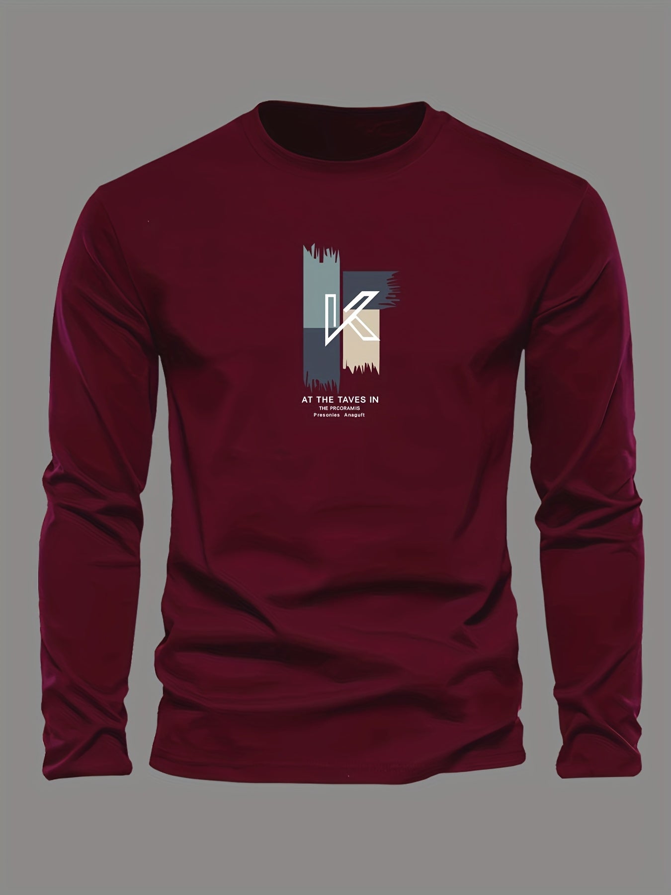 Lot de 3 t-shirts à manches longues 100% coton col rond du XS au 2XL