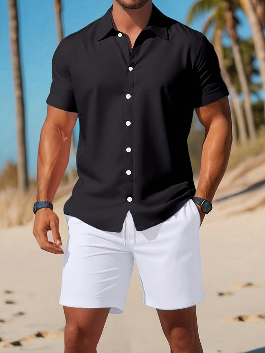 Ensemble chemise à manches courtes et bermuda du M au 3XL MAEJORKEN