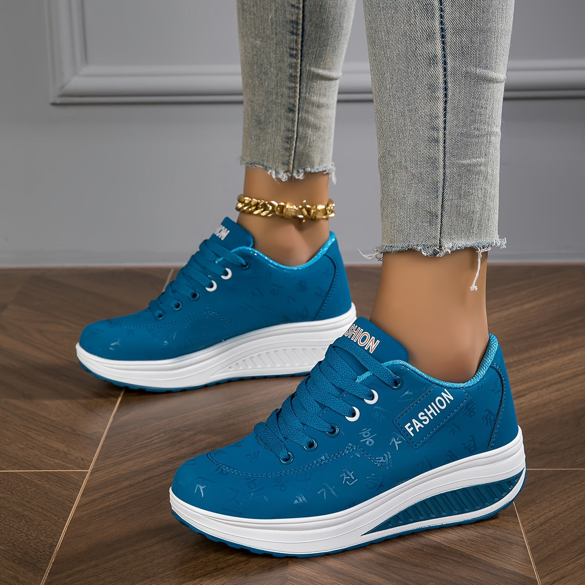 Baskets compensées à la mode confortables du 33,5 au 40