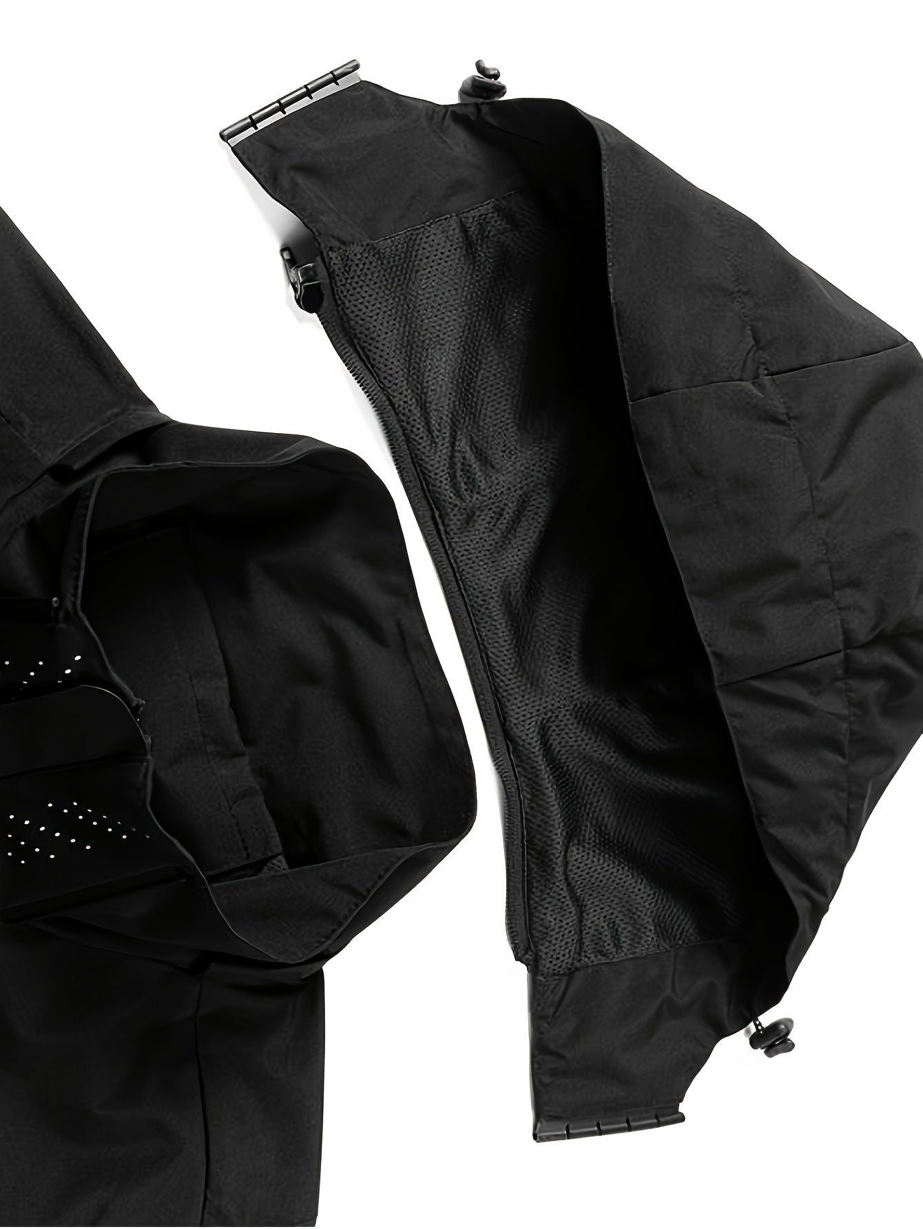 Veste coupe-vent à capuche amovible du S au 3XL