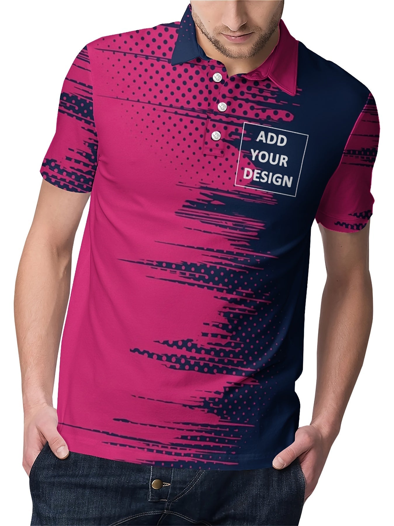 Polo personnalisé logo / texte / image grande taille du 3XL au 8XL MAEJORKEN