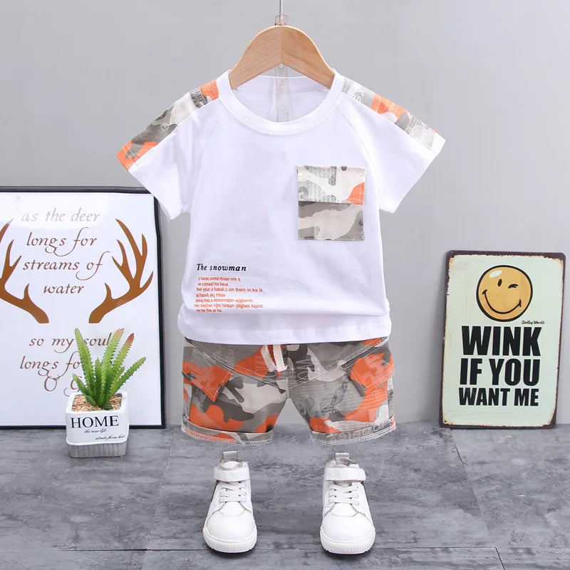 Ensemble t-shirt et short du 9 mois 4 ans