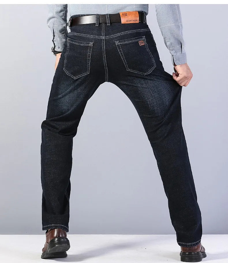 Jean droit en Denim élastique MAEJORKEN
