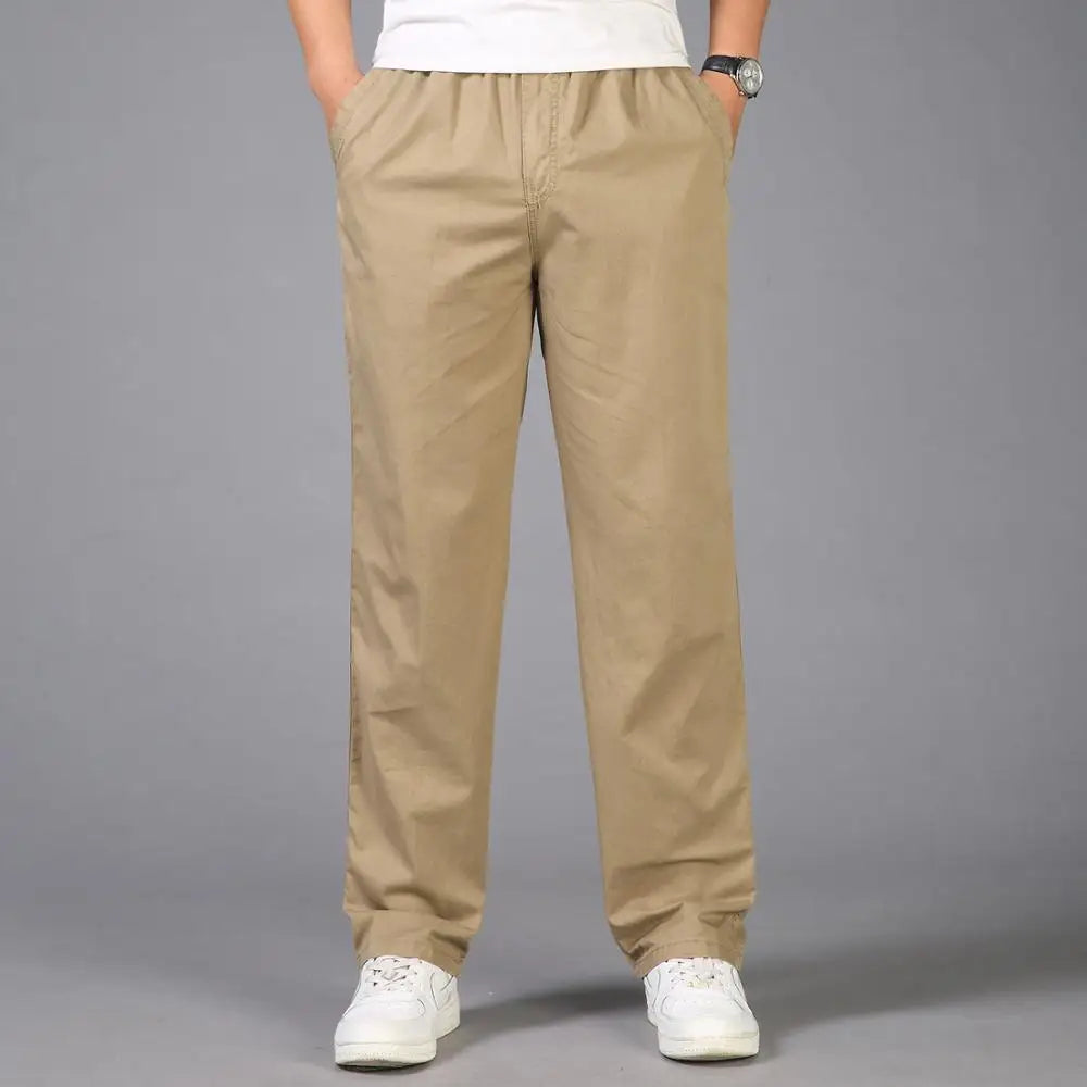 Pantalons décontracté coton grande taille M-6XL MAEJORKEN