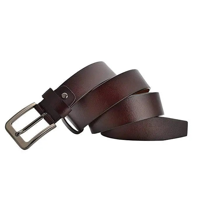 Ceinture en cuir véritable grande taille