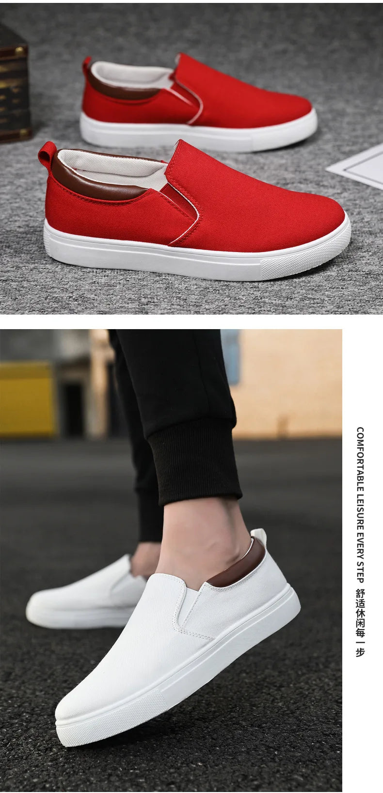 Chaussures en toile italiennes grandes tailles du 39 au 48 tendance été