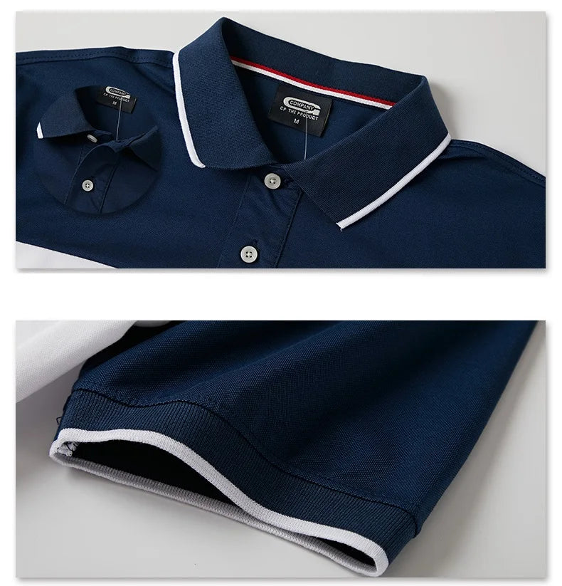 Polo hommes manches courtes coton grande taille M-6XL