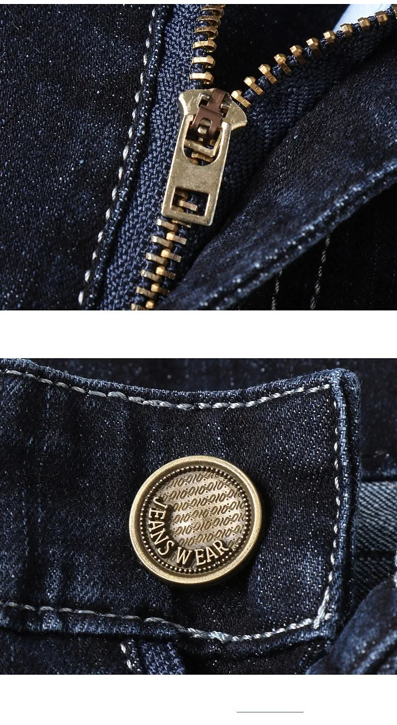 Jean droit en Denim élastique MAEJORKEN
