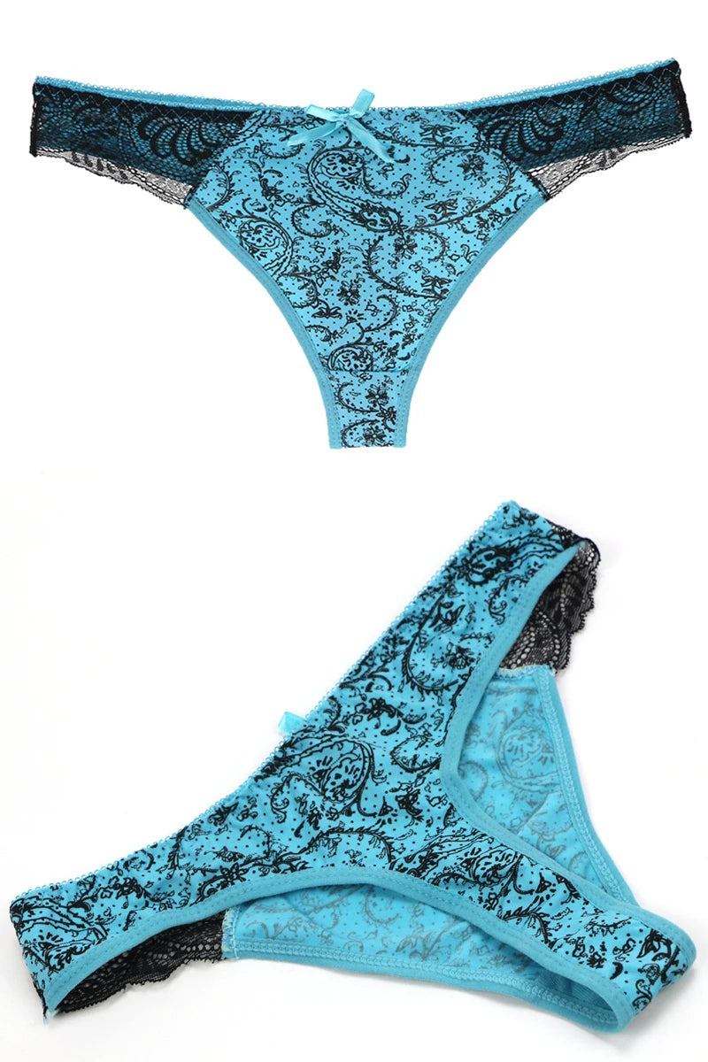 Ensemble soutien-gorge et string brassière en coton du 70B au 100E