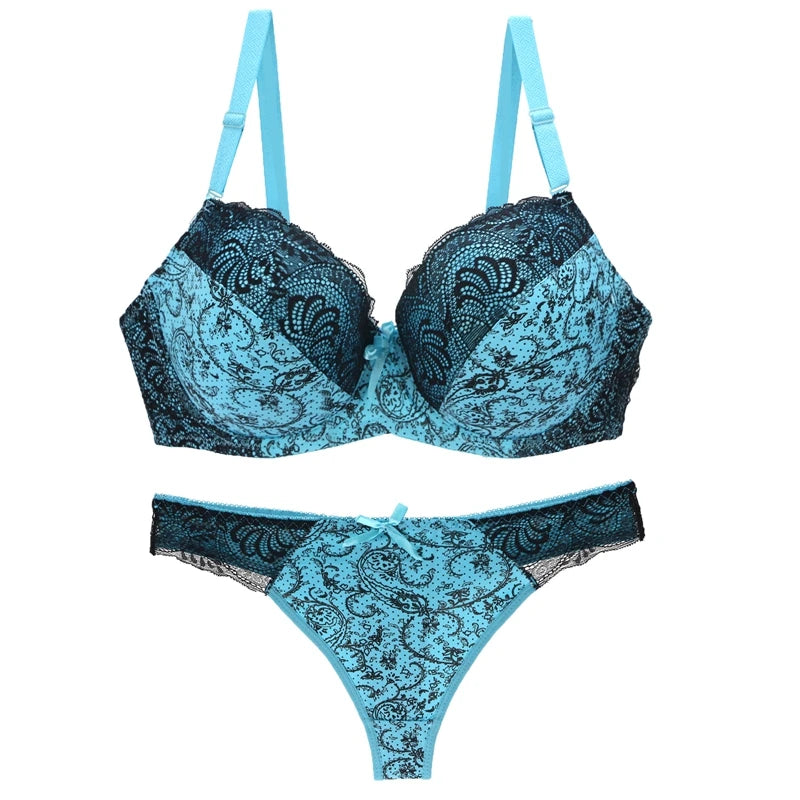 Ensemble soutien-gorge et string brassière en coton du 70B au 100E