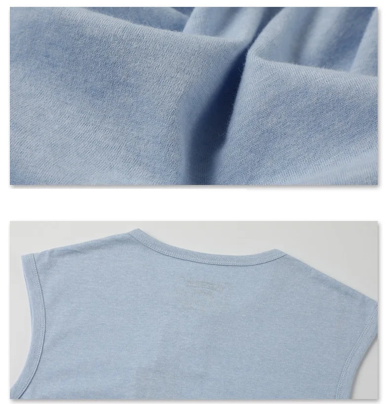 Débardeur Tissu Confortable, en Coton, du L au 6XL