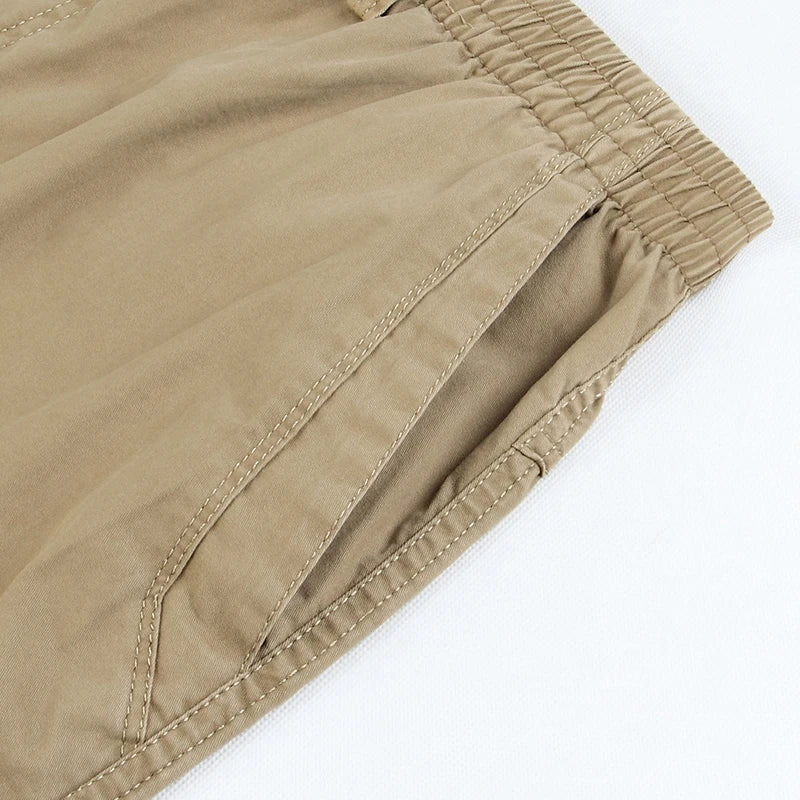 Pantalons décontracté coton grande taille M-6XL MAEJORKEN