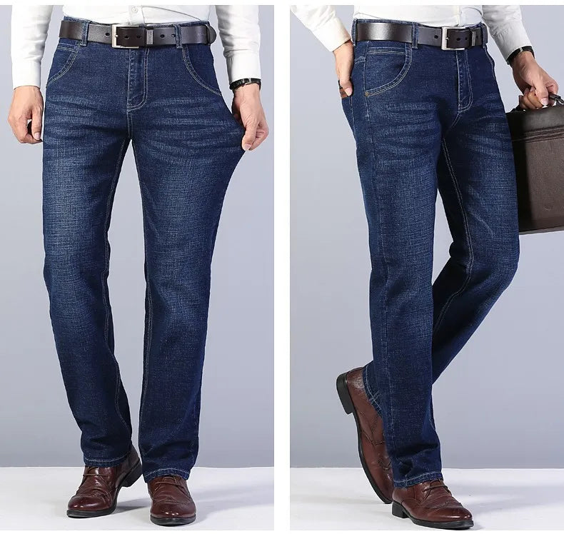 Jean droit en Denim élastique MAEJORKEN