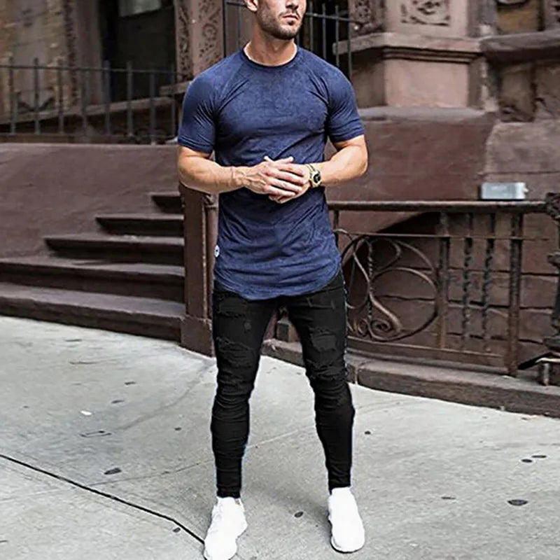 Jeans en denim déchiré MAEJORKEN