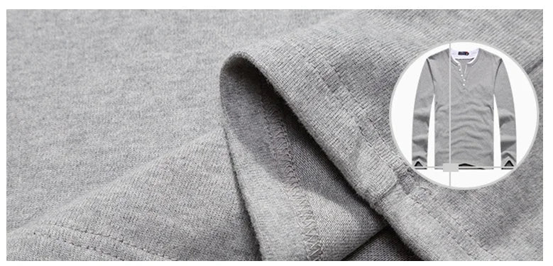 T-Shirt en coton à manches longues grande taille du M au 7XL MAEJORKEN