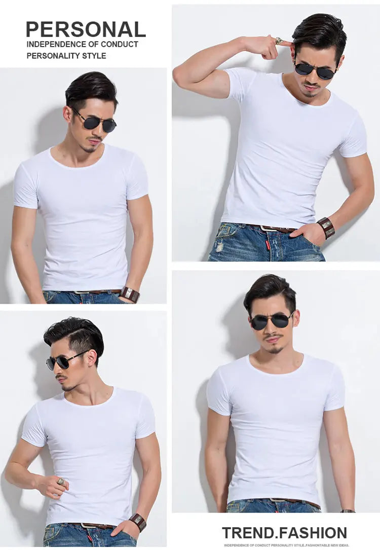 T-shirt unie du S au 5XL
