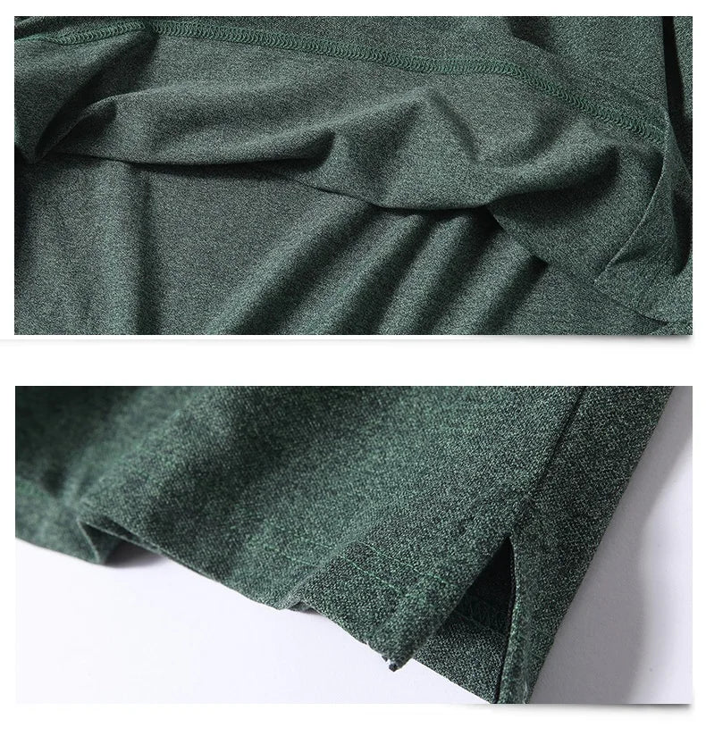 Polo unie en coton M-6XL