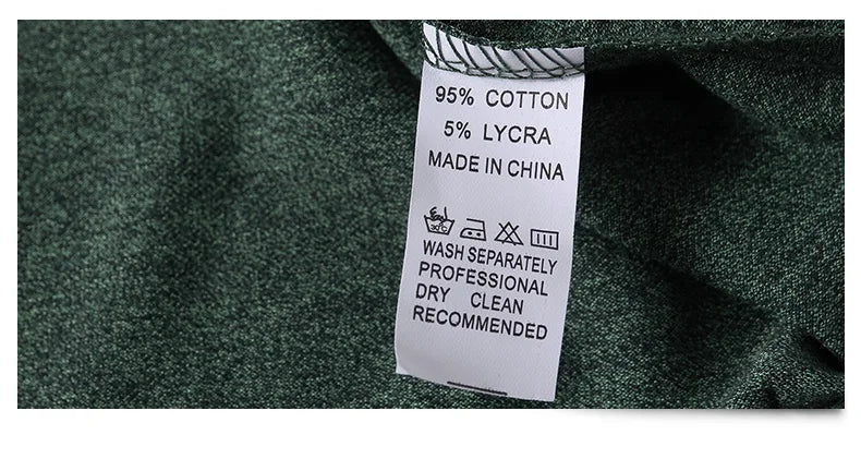 Polo unie en coton M-6XL