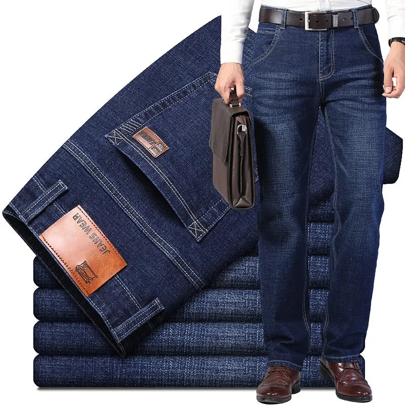 Jean droit en Denim élastique MAEJORKEN