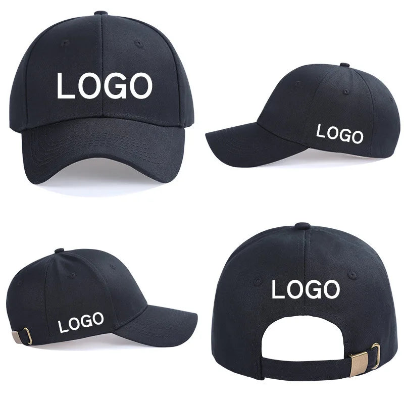 Casquettes de baseball avec logo personnalisé 100% coton