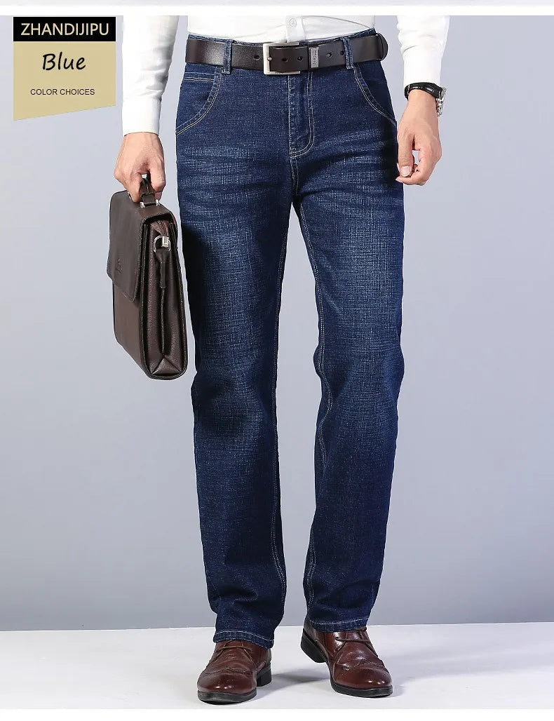 Jean droit en Denim élastique MAEJORKEN