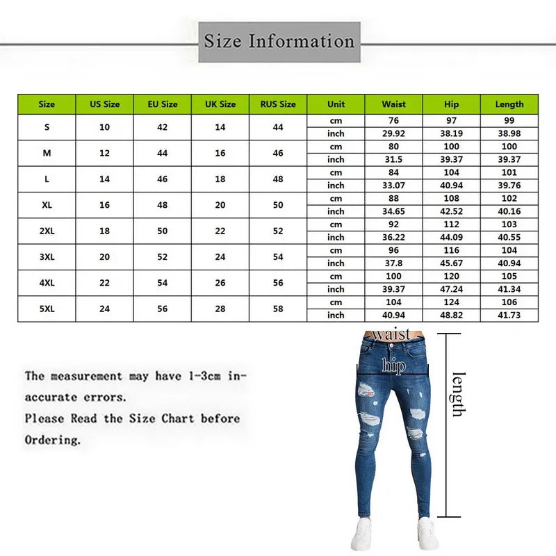 Jeans en denim déchiré