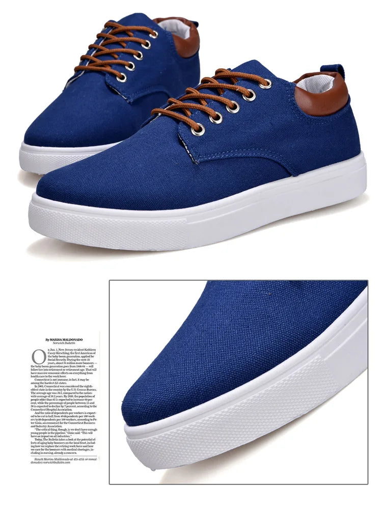 Chaussures en toile italiennes grandes tailles du 39 au 48 tendance été