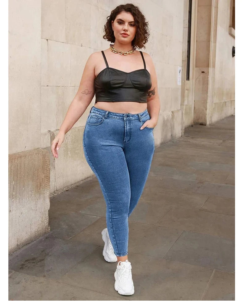 Jeans taille haute